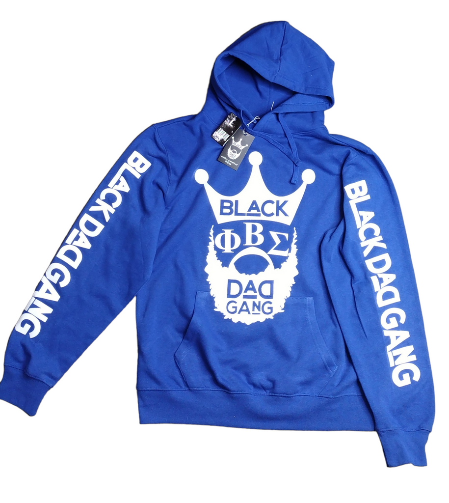 PHI BETA SIGMA BLUE AND WHITE HOODIE