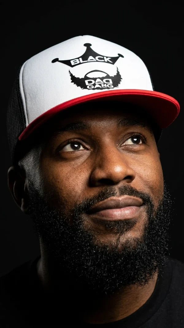 Copy of Red, white and black BDG trucker snapback