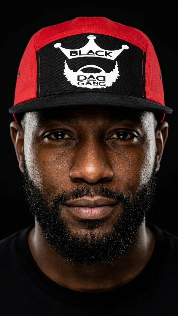 Red and Black military style BDG STRAP back