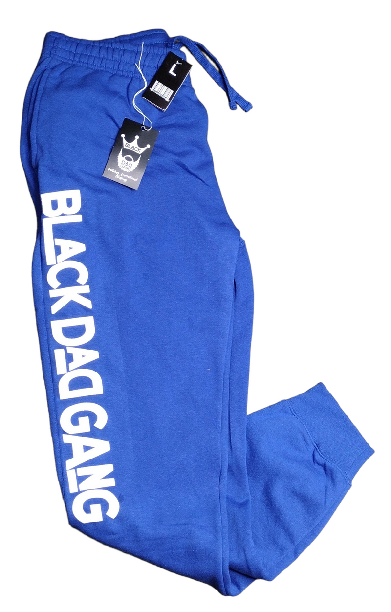 Royal blue and white jogger sweats