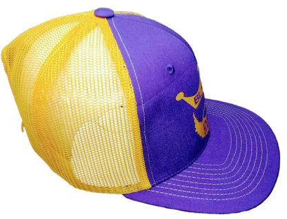 Gold ,White and Purple Black dad hat